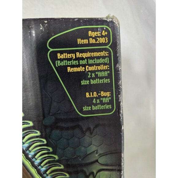 B.I.O.-Bug with Handheld Remote Controller Ages 4+ By Hasbro 80s Never Opened - Picture 7 of 14
